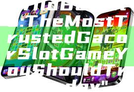 "Wild Bandito: The Most Trusted Gacor Slot Game You Should Try Today"