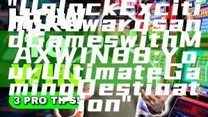 "Unlock Exciting Rewards and Games with MAXWIN88: Your Ultimate Gaming Destination"